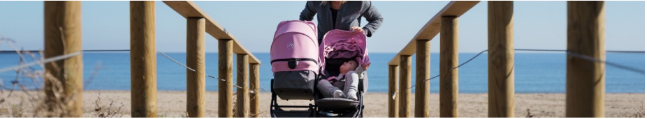 baby monsters Kinderwagen für Zwillinge